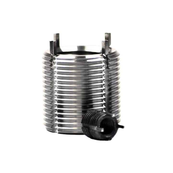Custom Keensert M4x0.7 Industrial Fastener - Zinc Plated Zinc 304 Stainless Steel Key Locking Thread Insert