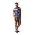 MEN'S COTTON CARGO PEACHED SHORTS