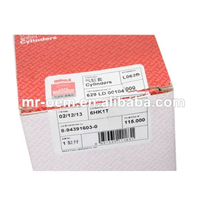 MAHLE Cylinder Liner Kit,MAHLE Piston,MAHLE Cylinder For 6HK1T China Manufacture