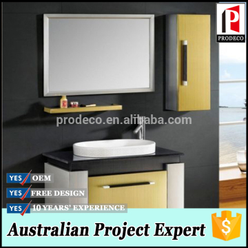 combined mirror bathroom vanity with single wall hanging cabinet