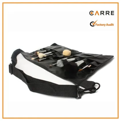 custom make up brush apron faux leather professional makeup brush belt