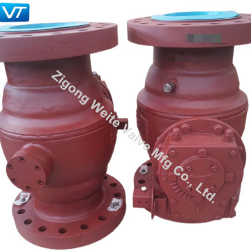 Válvula de esfera de aço carbono com sentado macio WCB