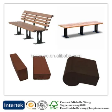 Hot Sale Wood Plastic Composite Bench Slats for Outdoor Furniture Replacement