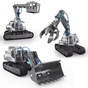 Máy xúc mặt kỹ thuật thủy lực 3 trong 1 của đồ chơi bằng nước cho trẻ em