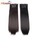 Silk Straight Synthetic Hair 22 inches Clip in Extensions