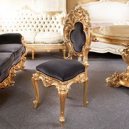 Royal Luxury Gold Throne Chairs for Weddings