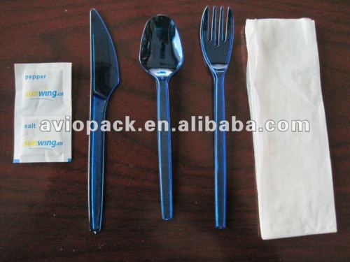 Airline cutlery pack 6 in 1