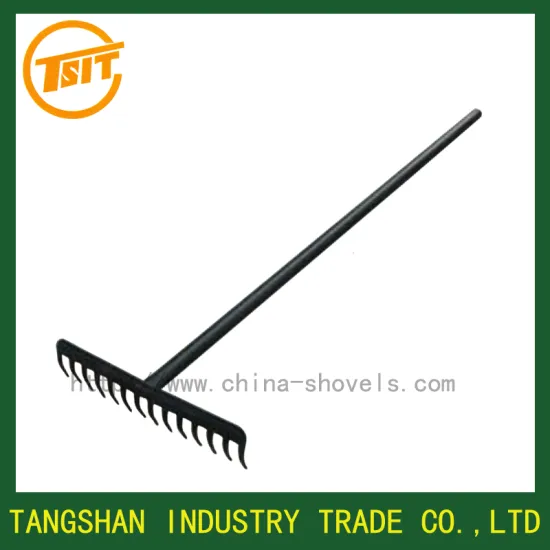 heavy duty leaf garden lawn hand rake