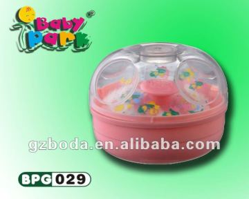 nice BPA free baby powder puff cotainer 2015