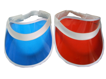 Transparent Summer Plastic Sun Visor