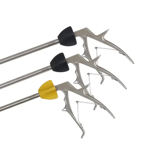 Professional Disposable Clip Applier and Titanium Medical Ligating Clips (Hemolok) Sizes S/M/L for Surgical Applications