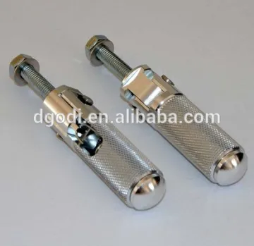 OEM diamond knurling outer threaded stainless steel cnc bike parts