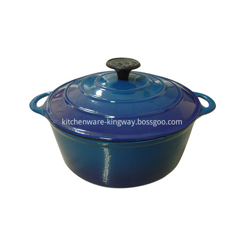 cast iron enamel Round Dutch Oven