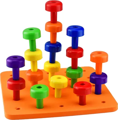 2024 Plastic Pegboard Big Hundred Hole Board: Learning Resources & Teaching Aids