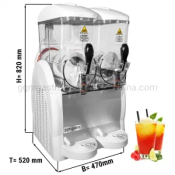 CE Approved 2 Tanks Slush Ice Machine Commercial