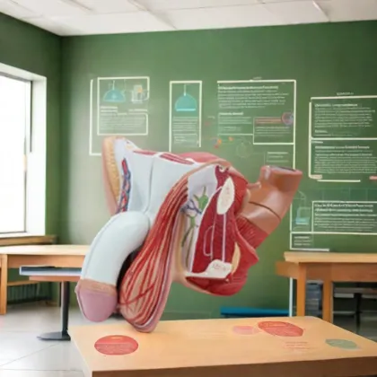 DARHMMY School Medical Teaching 4-Part Male Genital Anatomical Model for Science Education