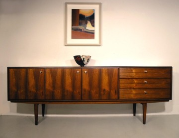 72 inch Mid Century Extra Long Scandinavian Wood Sideboard