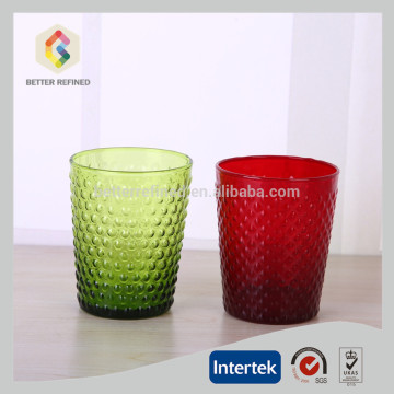 cheap colored glass tumbler,water glass cup