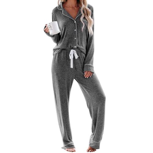 Sleeve Pajamas Soft Women's Pajama Button Down Sleepwear Nightwear Sets Factory