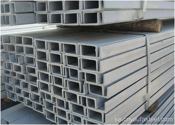 Toppnivå Hot Dip Galvanized Channel Steel