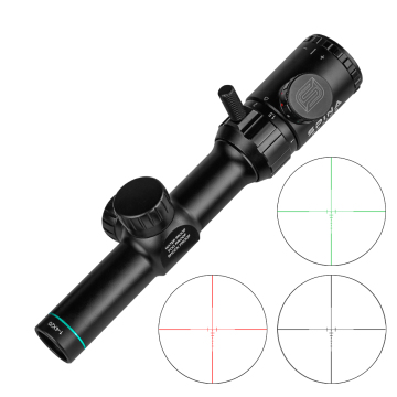 SPINA Scope Green Red Illuminated 1-4x20 Range Finder Reticle Sight with 25.4mm Mount