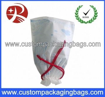 Fashion Drawstring Plastic Bags Easy Folding For Gift