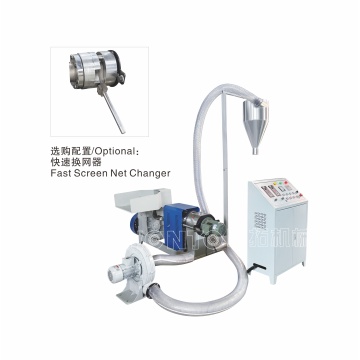 Máquina de reciclaje de plástico con refrigeración por aire modelo mini