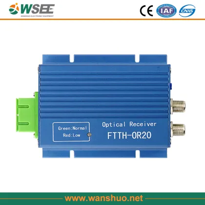 SC/PC 1GHz RFOG FTTH optical receiver, WDM agc optical node