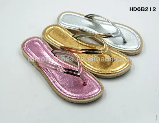 Bling bling PCU fashion sandal flip flops for women