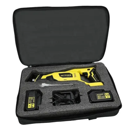 21V Heavy Duty Sabre Saw - Double Battery Portable Cordless Electric Sabre Saw Tool