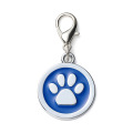 Luxury Dog Bone-Print Zinc Alloy Pet Tag Multi-Color Cross Border for Dog Necklace Drop Glue Pendant Tag Solid Style