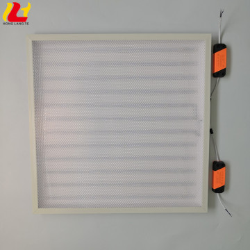 LED LENS PANEEL LICHT - 6000-6500K, geen flikkering, 595x595mm, 120W/96W/48W/36W Decoratief metalen grille plafondvervanging