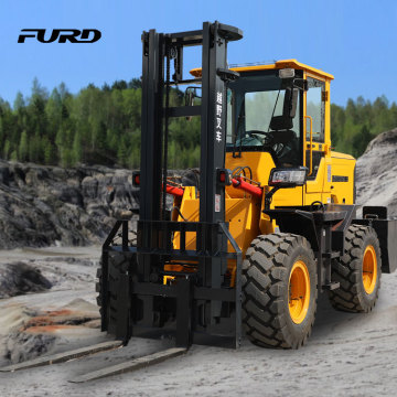 Reliable performance Four-wheel drive all-terrain off-road forklift