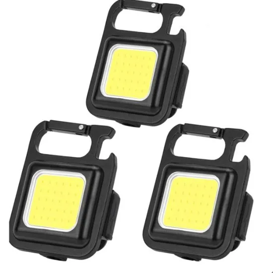 Magnetic Camp Emergency Light: Multi-Function Type-C Charging Flashlight Keychain