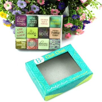 Pengilang bahan mesra alam: Set Magnet Bentuk Epoxy Magnet Eco Square Custom
