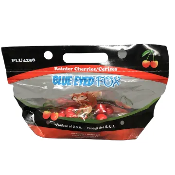 Hot-sale Customized Plastic Fruit Grape Cherry Vegetable Packing Protection Bag