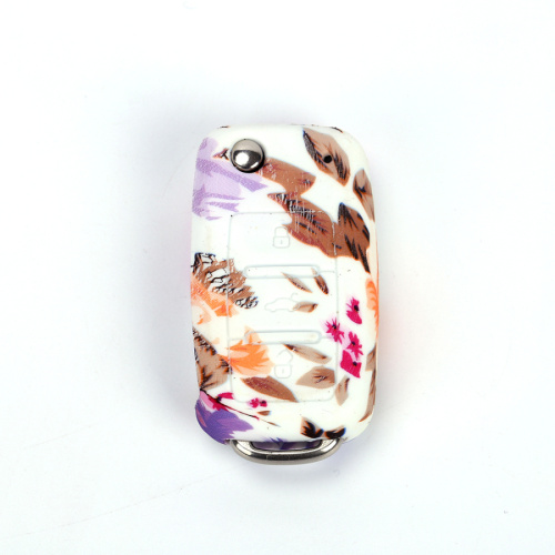 Beautiful color for vw polo silicone key case