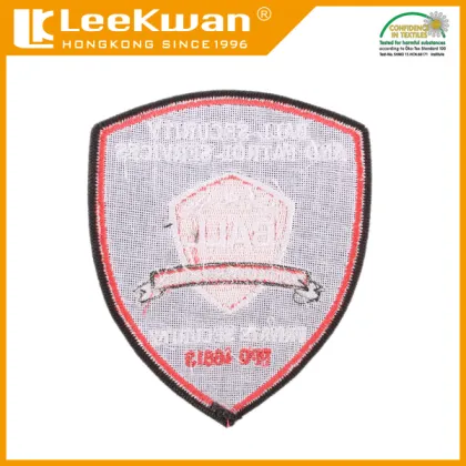 Fashion plain embroidered patch , embroidered epaulette