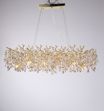 Modern 100cm Luxury K9 Crystal Chandeliers for Home - Kitchen Island, Living Room, Bedroom