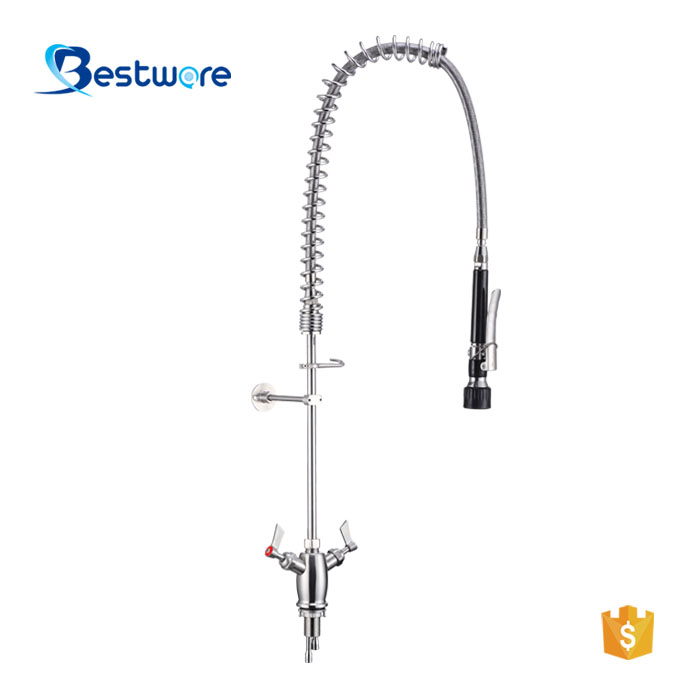 Faucet de cozinha frios quentes para fora