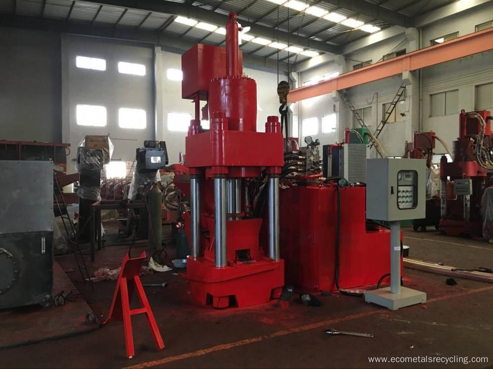 Aluminum Residue Briquetting Machine with Square Block