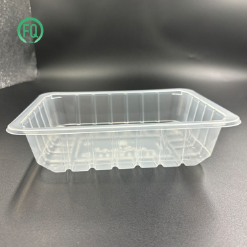Hurtowe dostosowane PP Plastikowe jednorazowe przezroczyste kwadratowe pojemniki na żywność uszczelniające