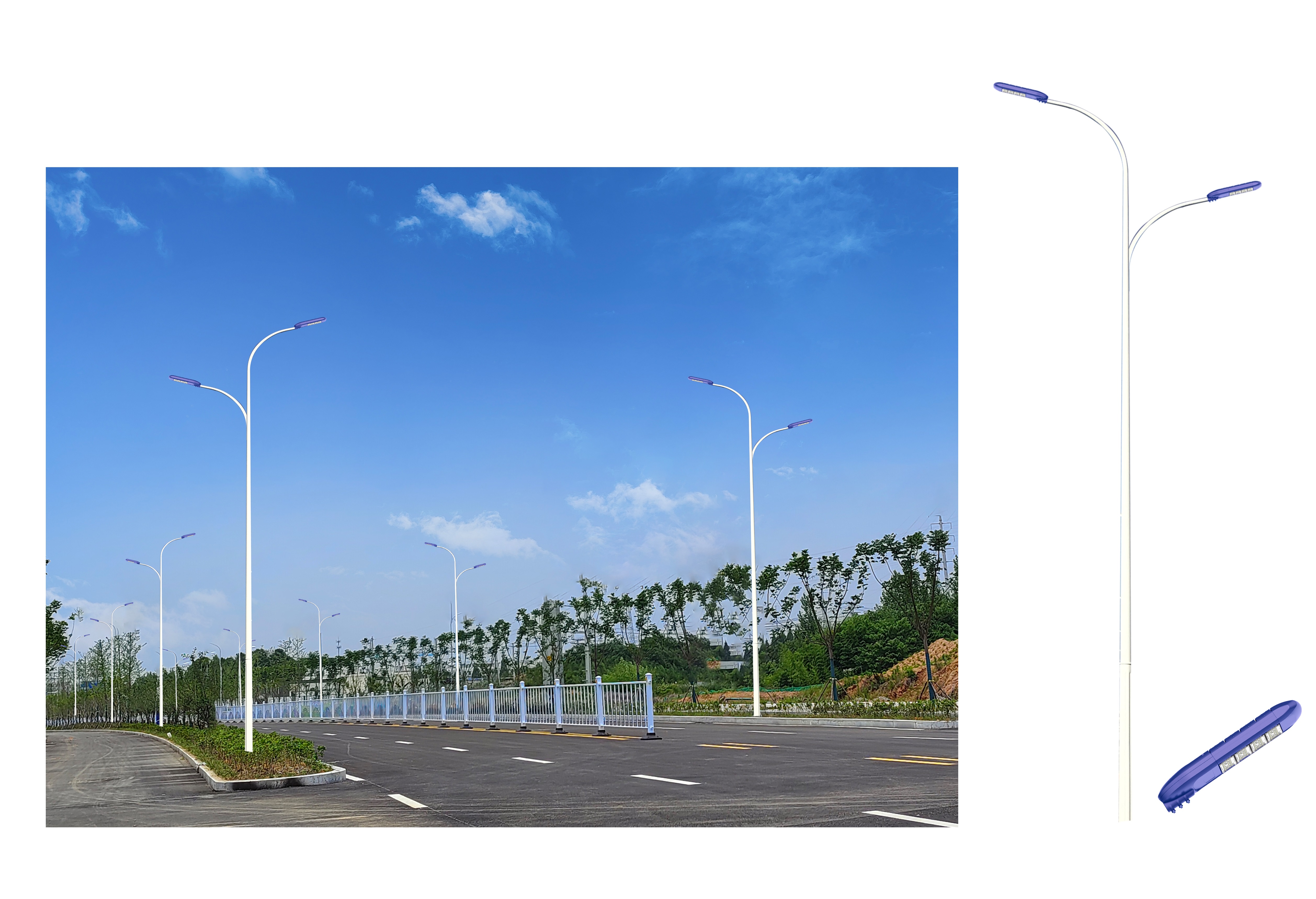 100W 120W 150W LED street light for road