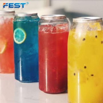 Fest Customized Bubble Tea PET Cans and Plastic Bottles for 250mL, 330mL, 500mL, 650mL