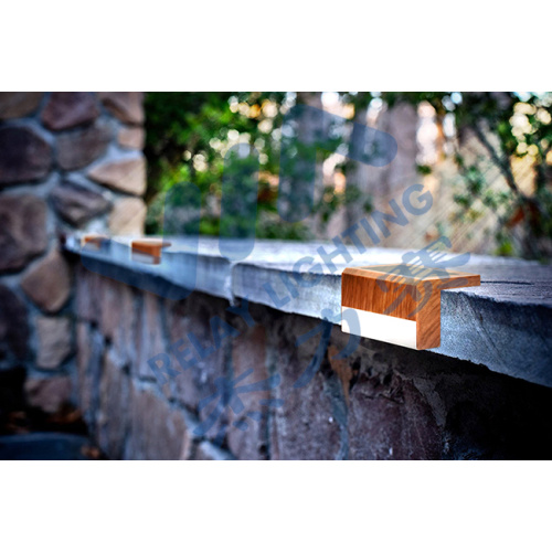 Wireless solar powered garden fence light