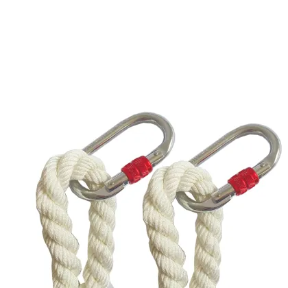 2023 New Design Aerial Yoga Kit: Stainless Steel Bar with Ropes and Carabiner