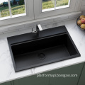 Modern Design Composite Quartz Kitchen Sink: Affordable Pricing, High Performance - 838*559*254 Dimensions