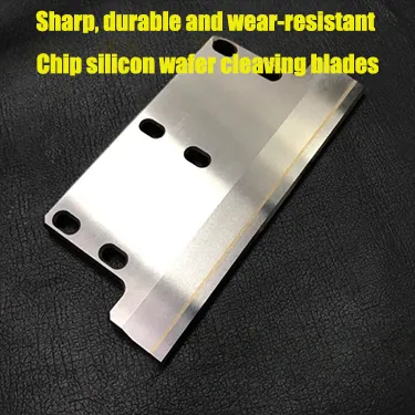 Tungsten Carbide Custom Semiconductor Splitting Blades for Silicon Wafer Cleaving