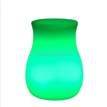 LED Illuminated Flower Vase: Multi-Functional Furniture for Night Lights, Beer Holders, KTV Decorative Lights, and Bar Tables