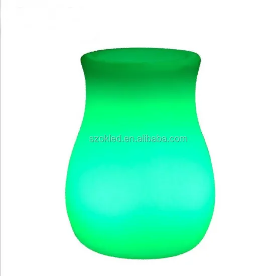 LED Illuminated Flower Vase: Multi-Functional Furniture for Night Lights, Beer Holders, KTV Decorative Lights, and Bar Tables